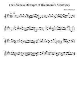 The Duchess Dowager of Richmond's Strathspey