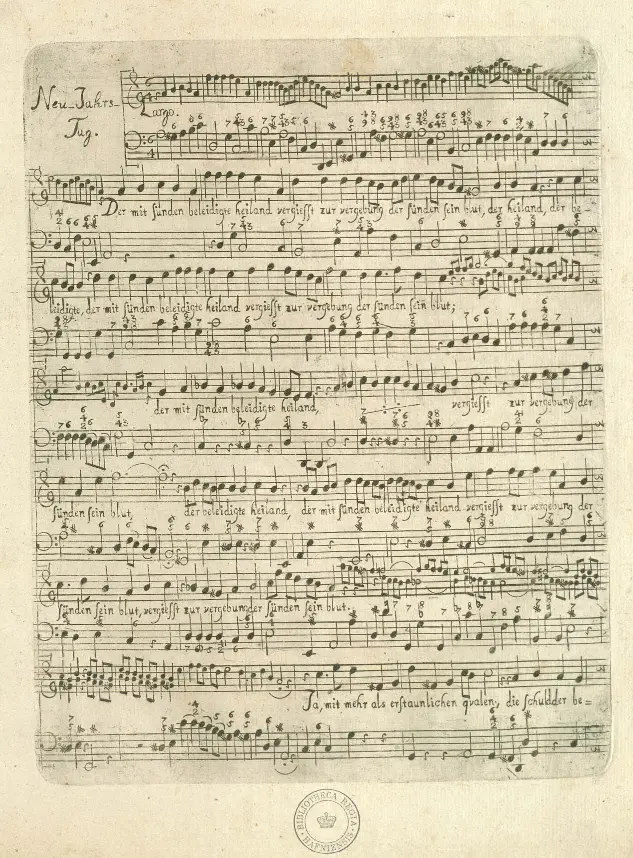 Der mit Sünden beleidigte Heiland - Page 1