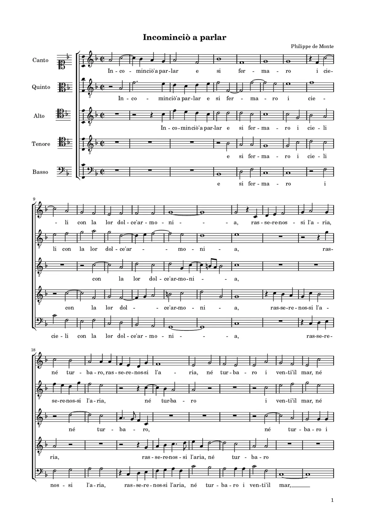 Incomincio a parlar - Page 1