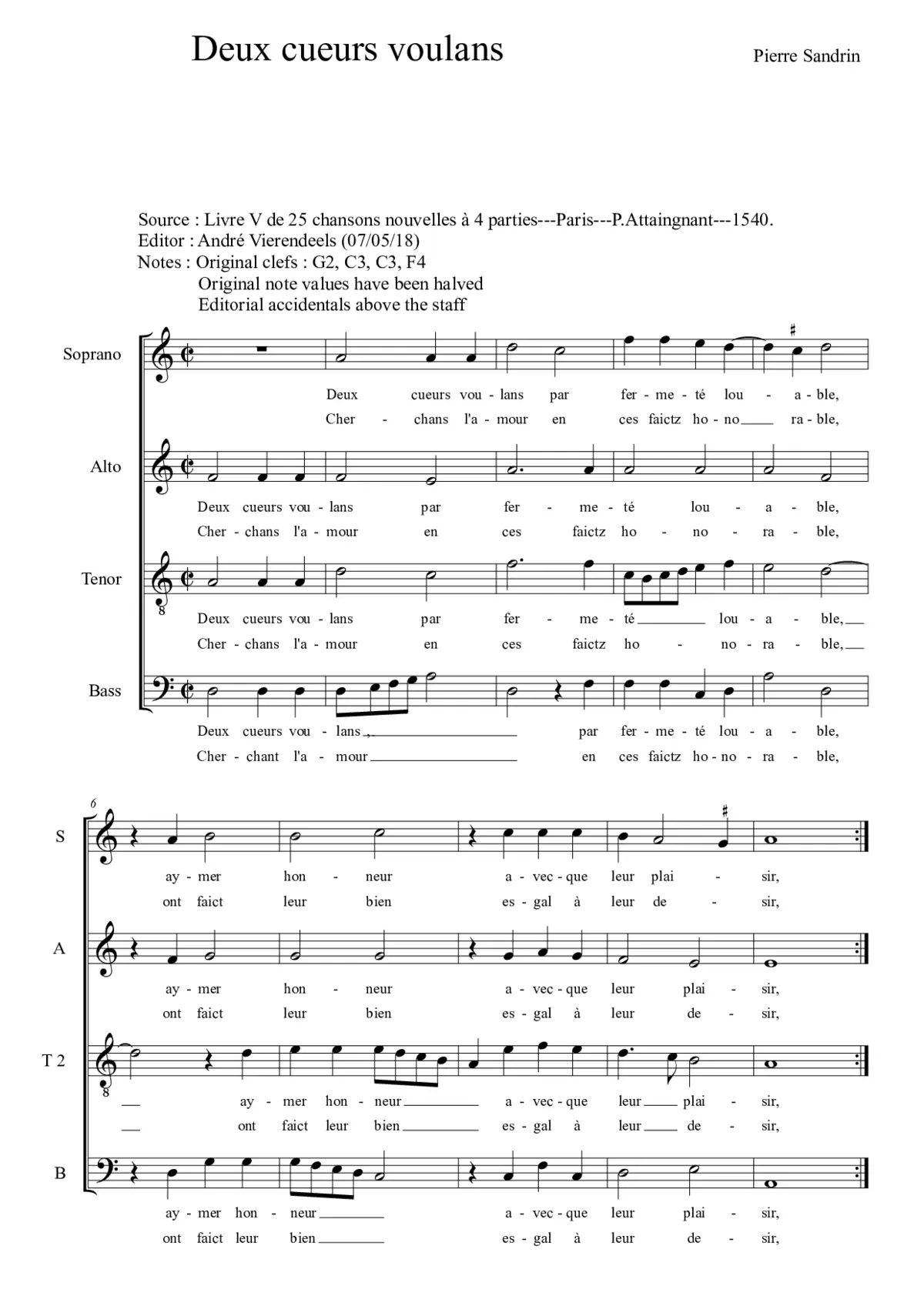Deux cueurs voulans - Page 1