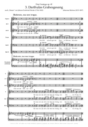 Darthulas Grabesgesang, Op. 42, No. 3