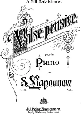 Valse pensive