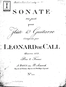 Sonata for Flute and Guitar