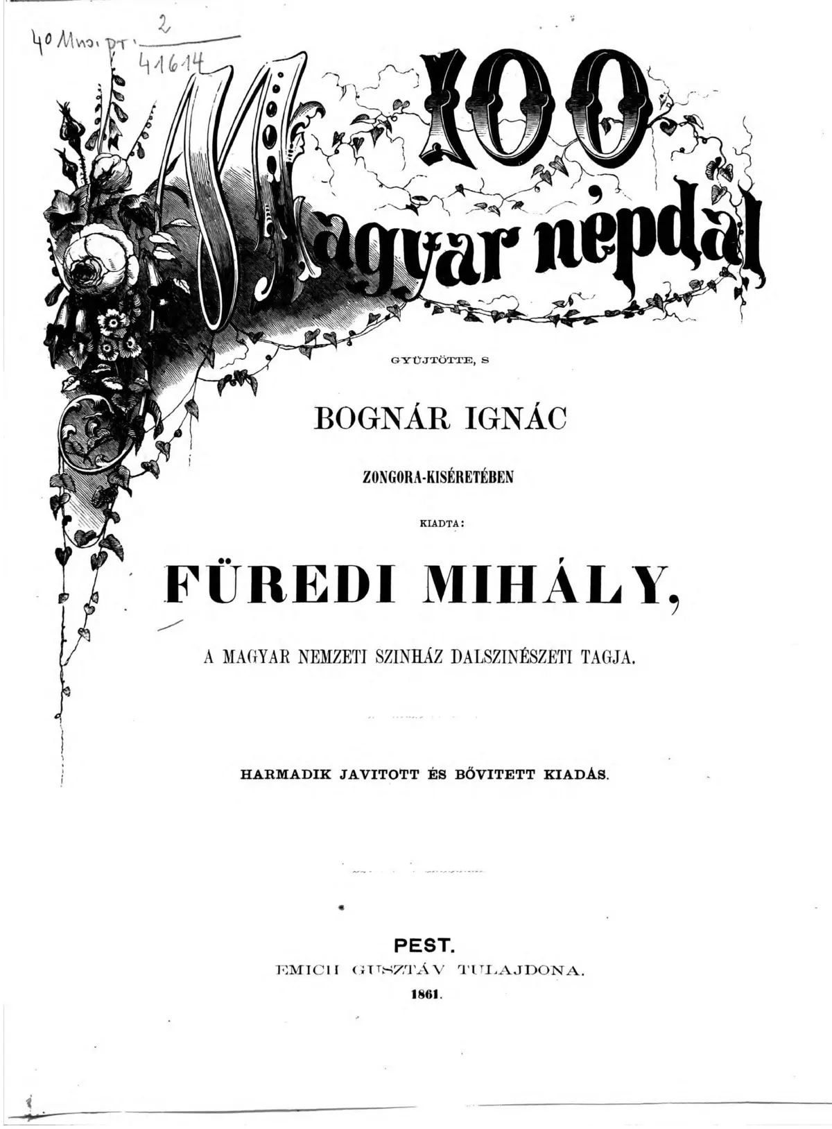 100 Magyar Népdal - Page 1