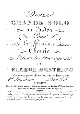 12 Grand Solos for Violin