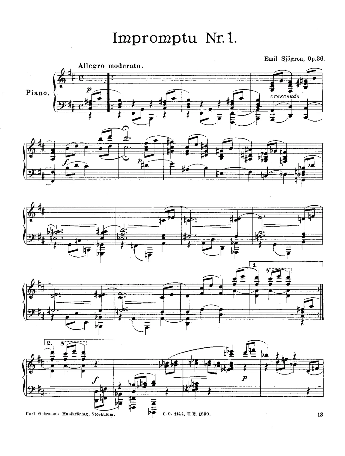 2 Impromptus - Page 1