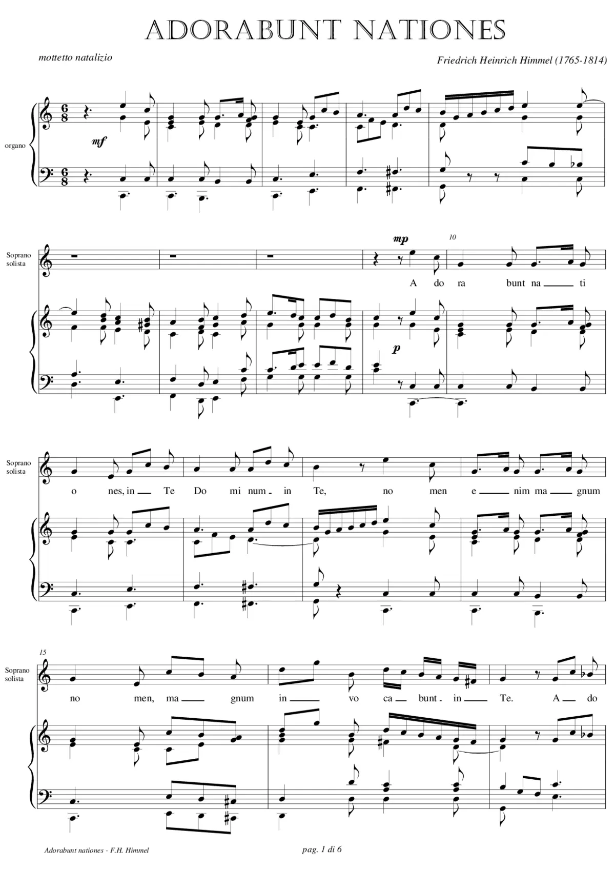 Adorabunt nationes - Page 1