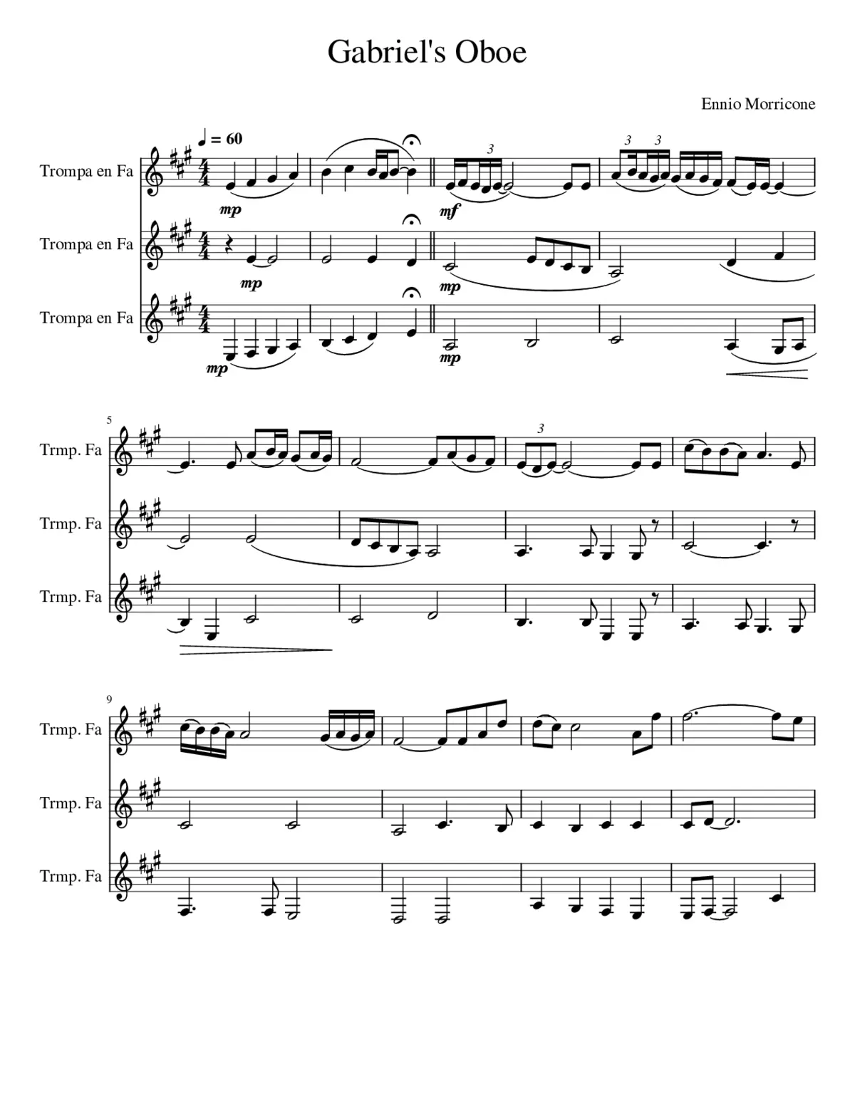 Gabriel s Oboe ensemble - Page 1