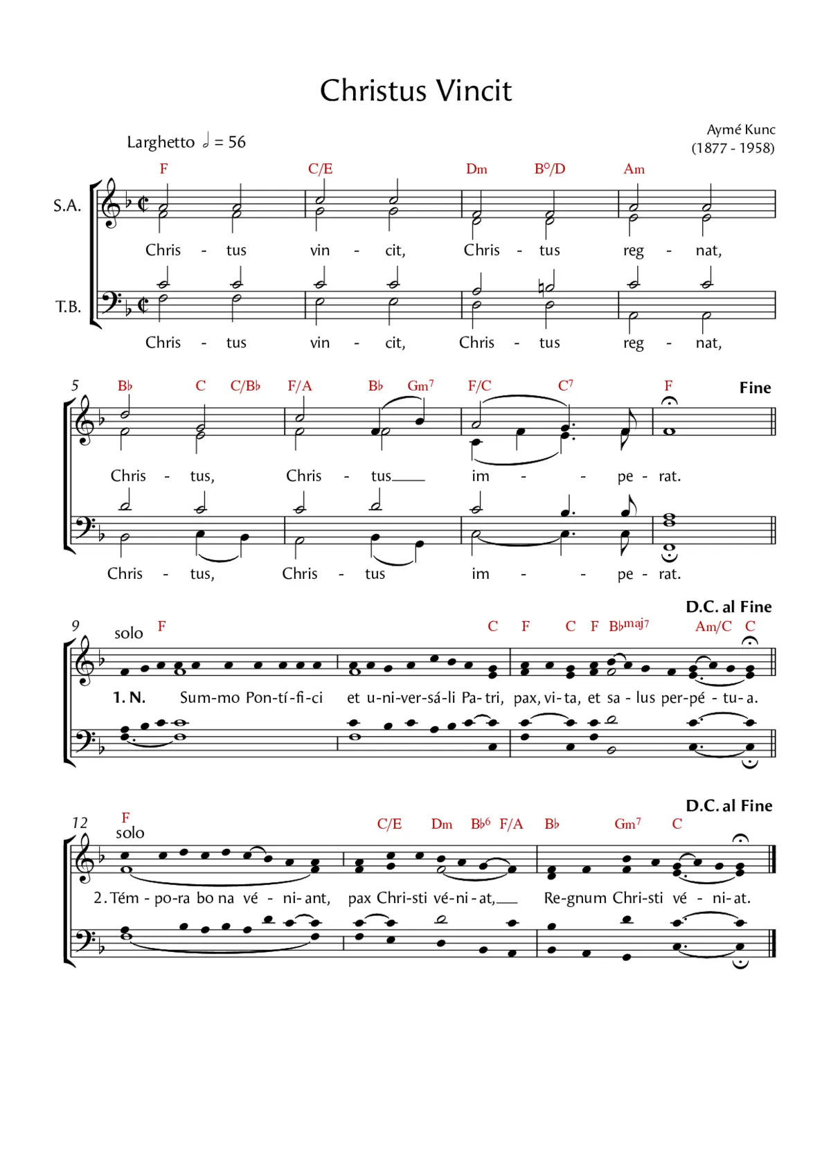 Christus vincit - Page 1