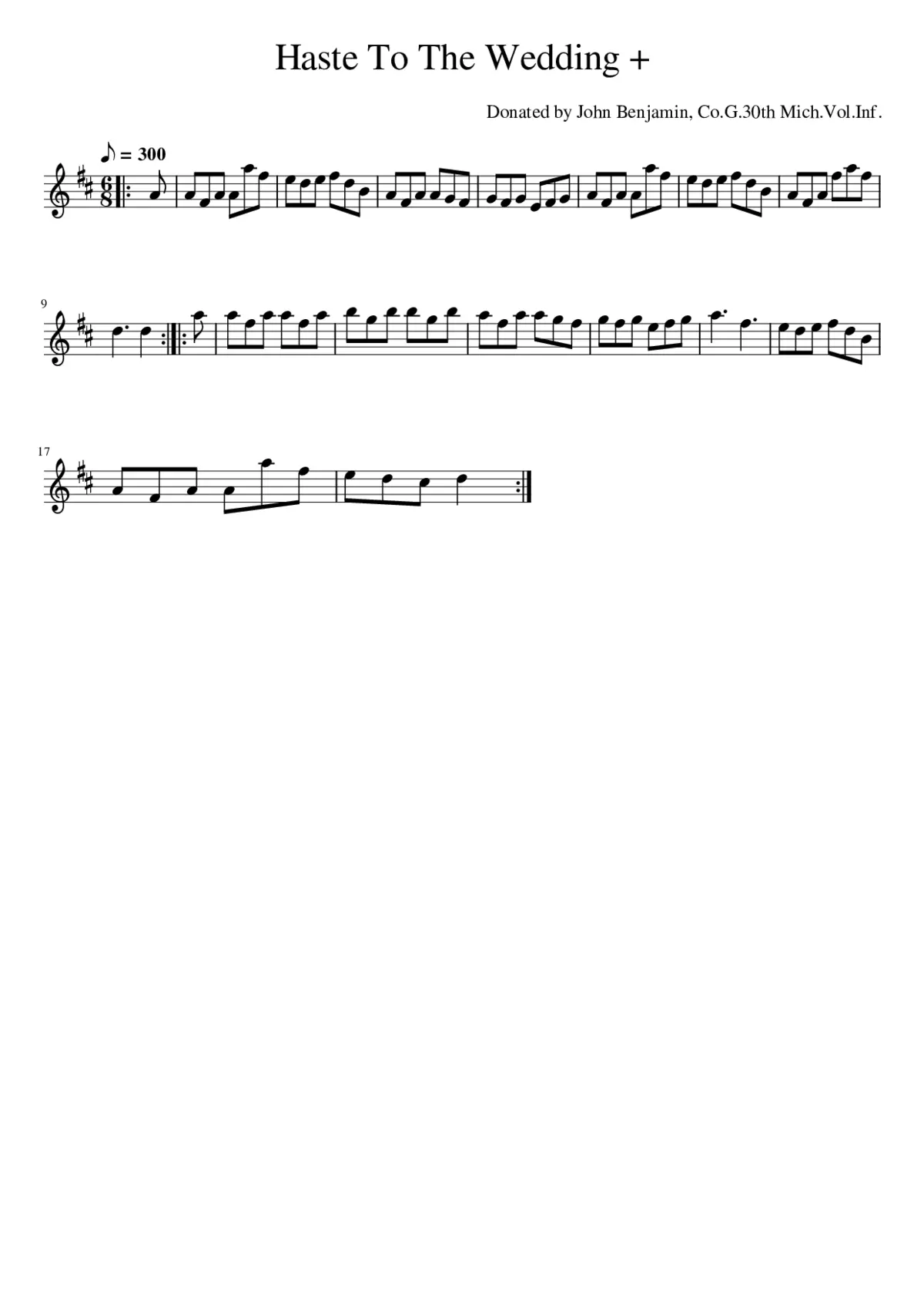 Haste to the Wedding - Page 1