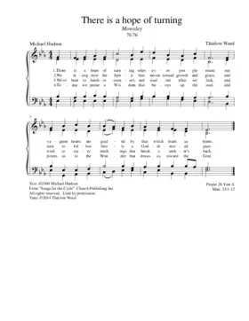 There is a hope of turning