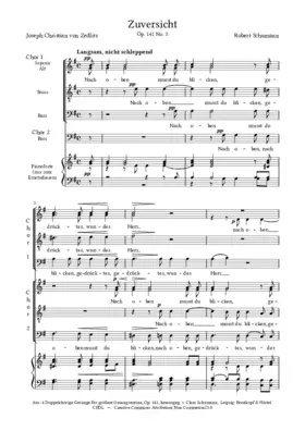 Zuversicht, Op. 141, No. 3