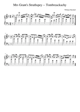 Mrs Grant's Strathspey -- Tombreackachy