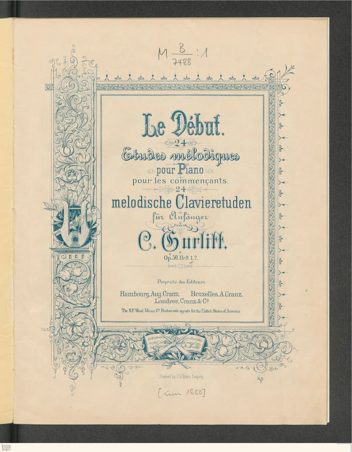 Le debut: 20 melodische Etuden für Anfänger, Piano - Page 1