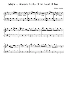 Major L. Stewart's Reel -- of the Island of Java