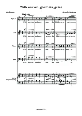 With wisdom, goodness, grace