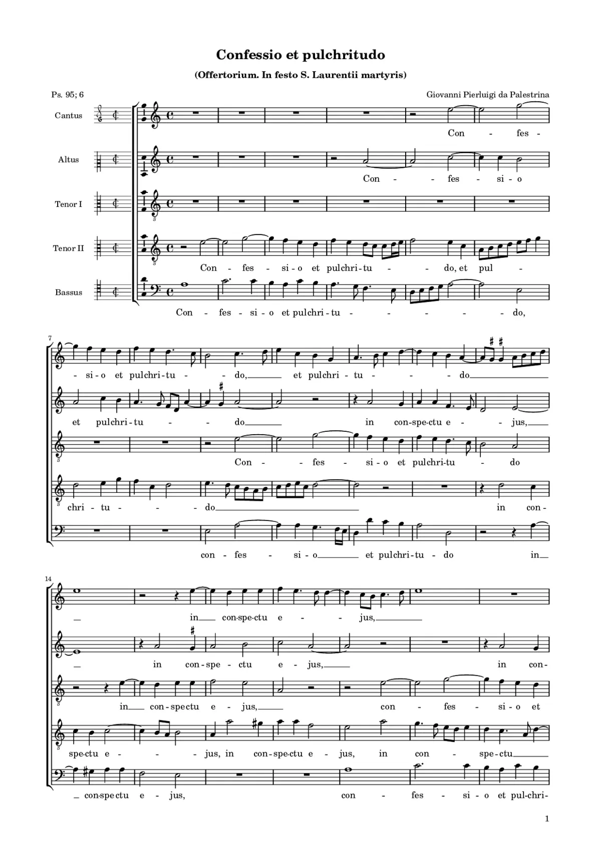 Confessio et pulchritudo - Page 1
