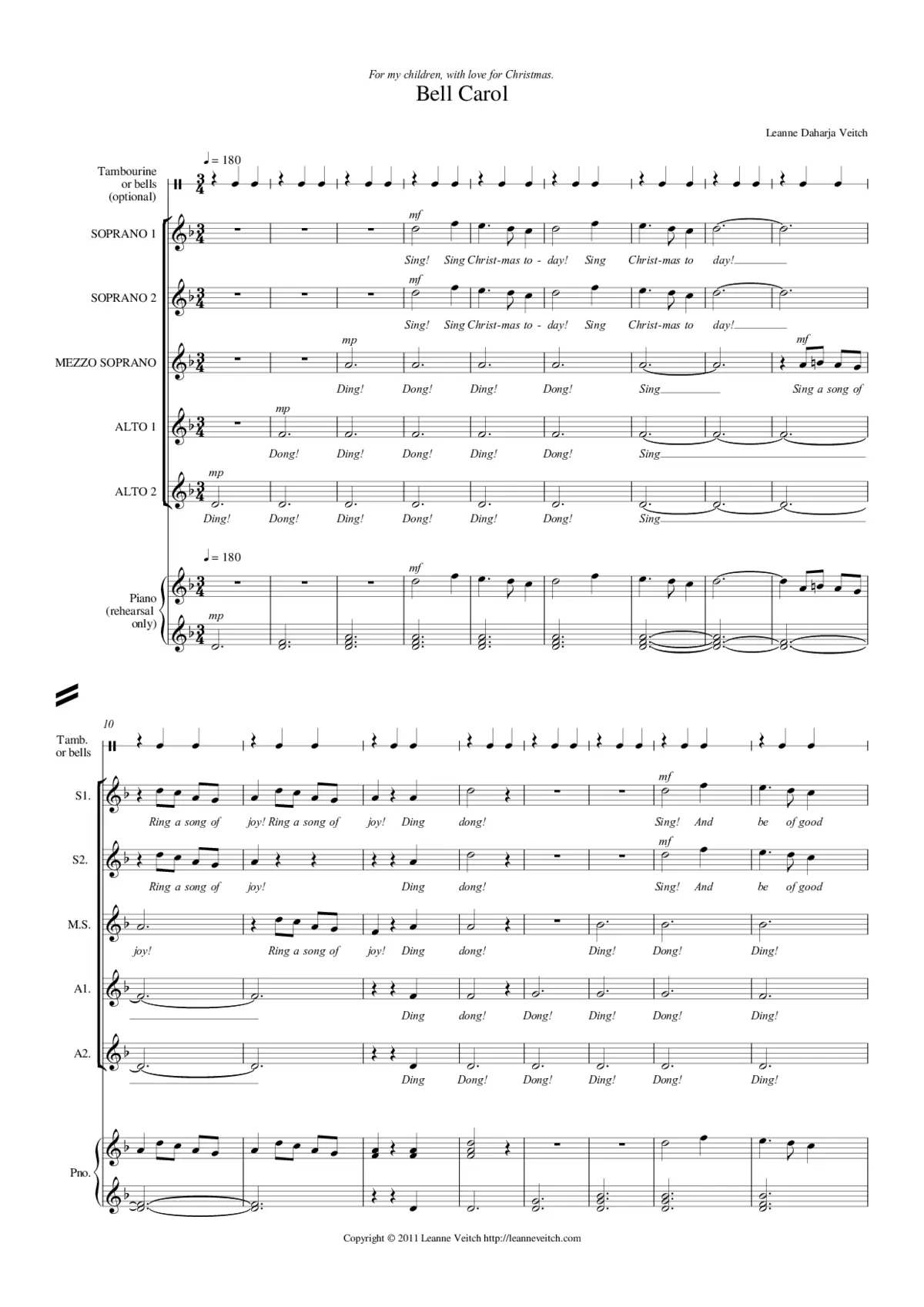 Bell Carol - Page 1
