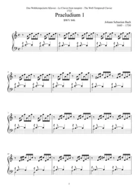 Prelude and Fugue in C major BWV 846