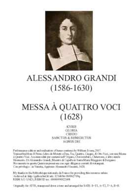 Messa à quattro voci