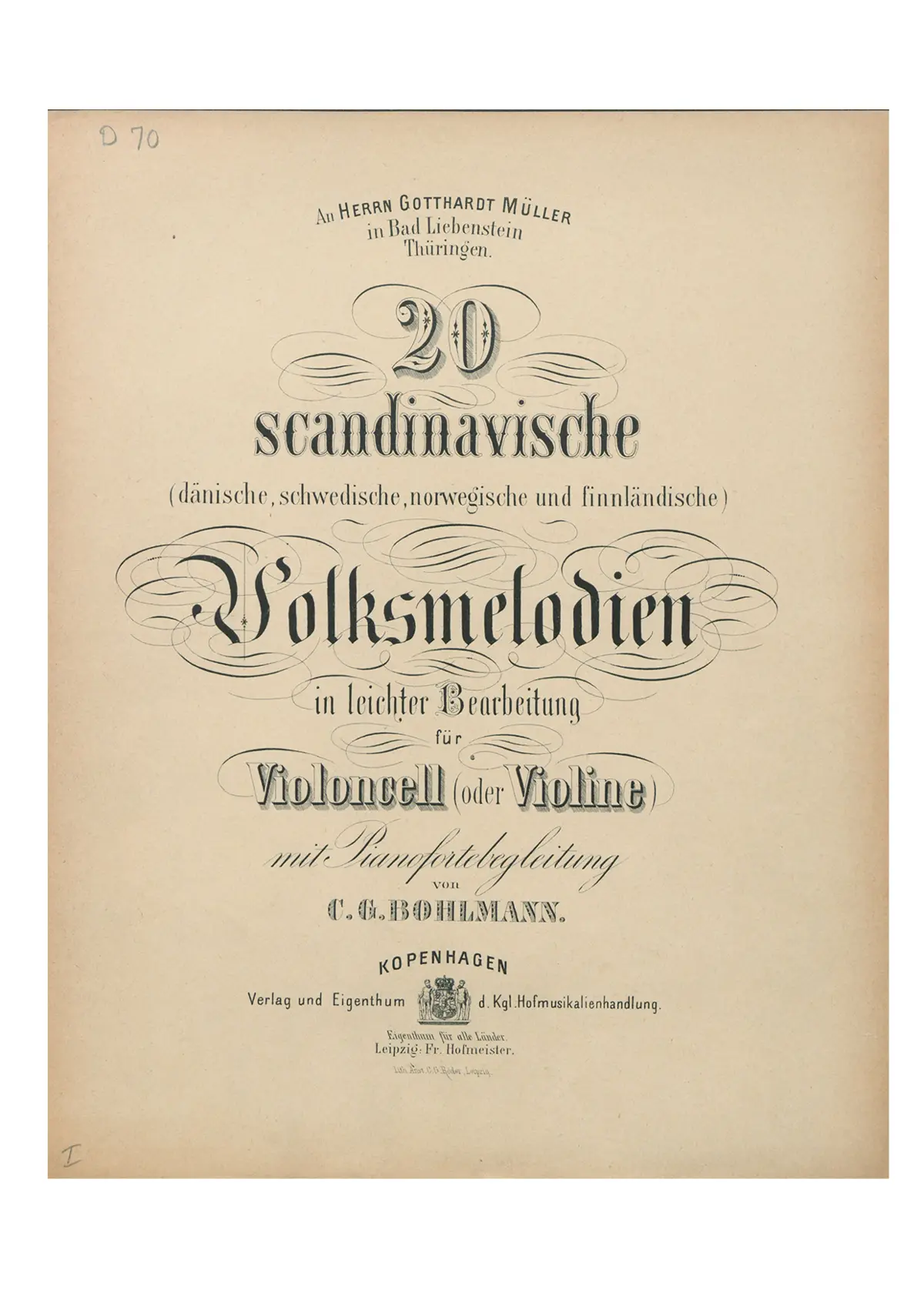 Zwanzig skandinavische Volksmelodien - Page 1