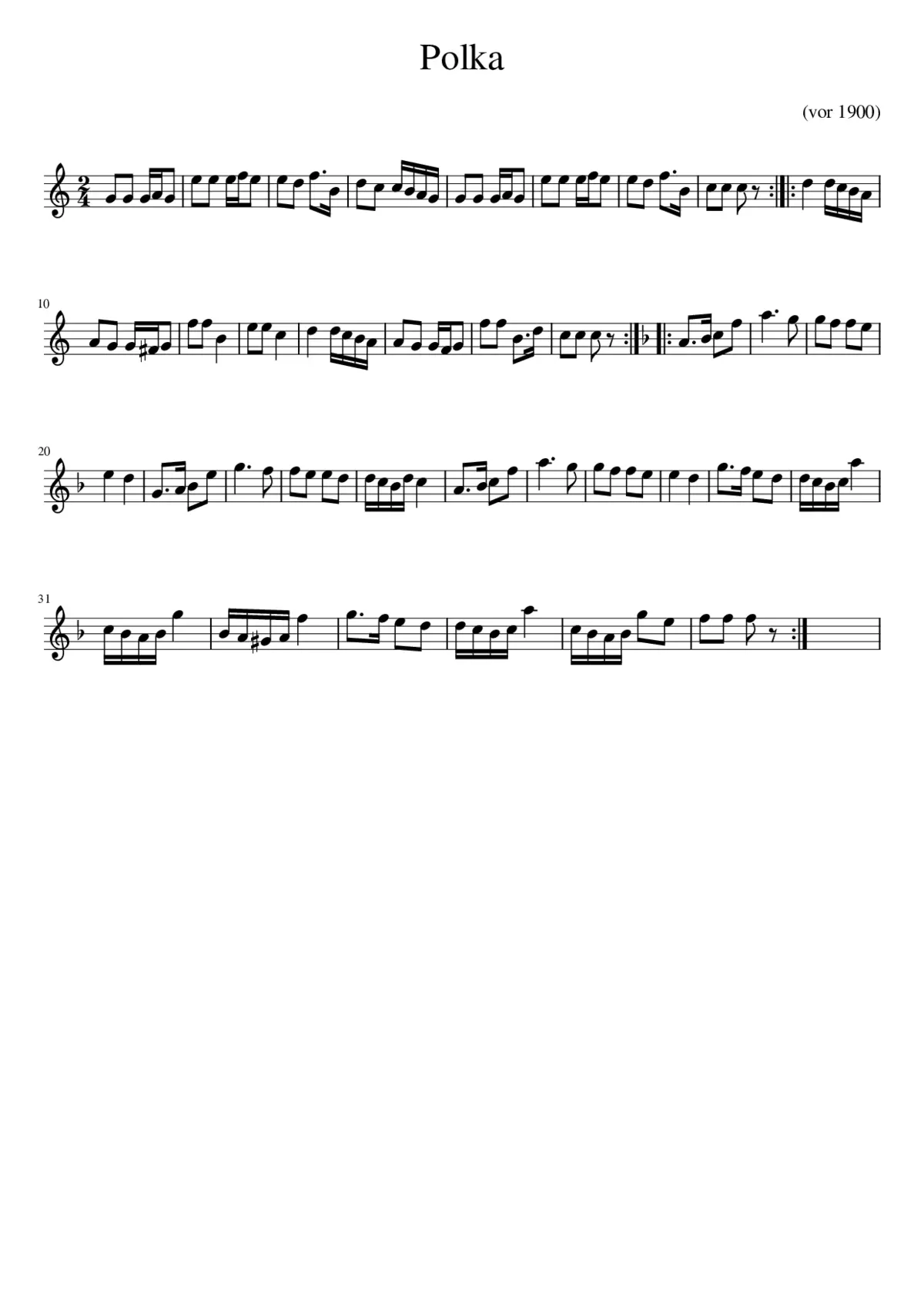 Polkas - Page 1
