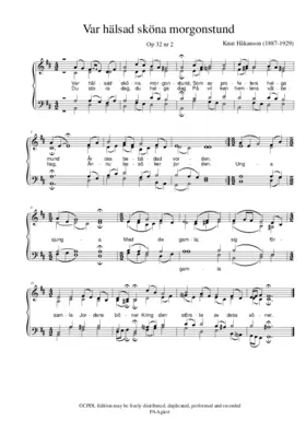 Var hälsad sköna morgonstund