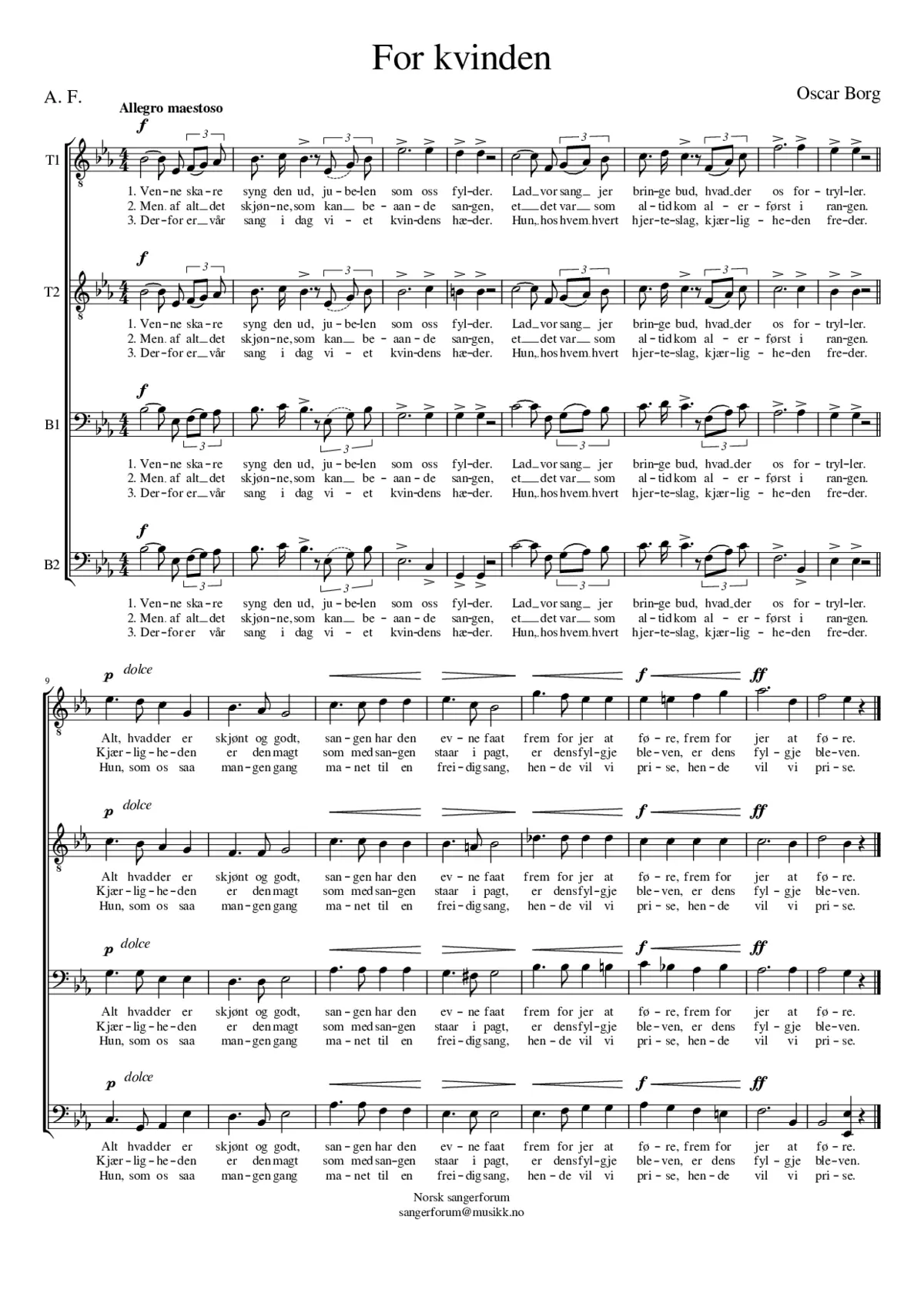 For Kvinden - Page 1