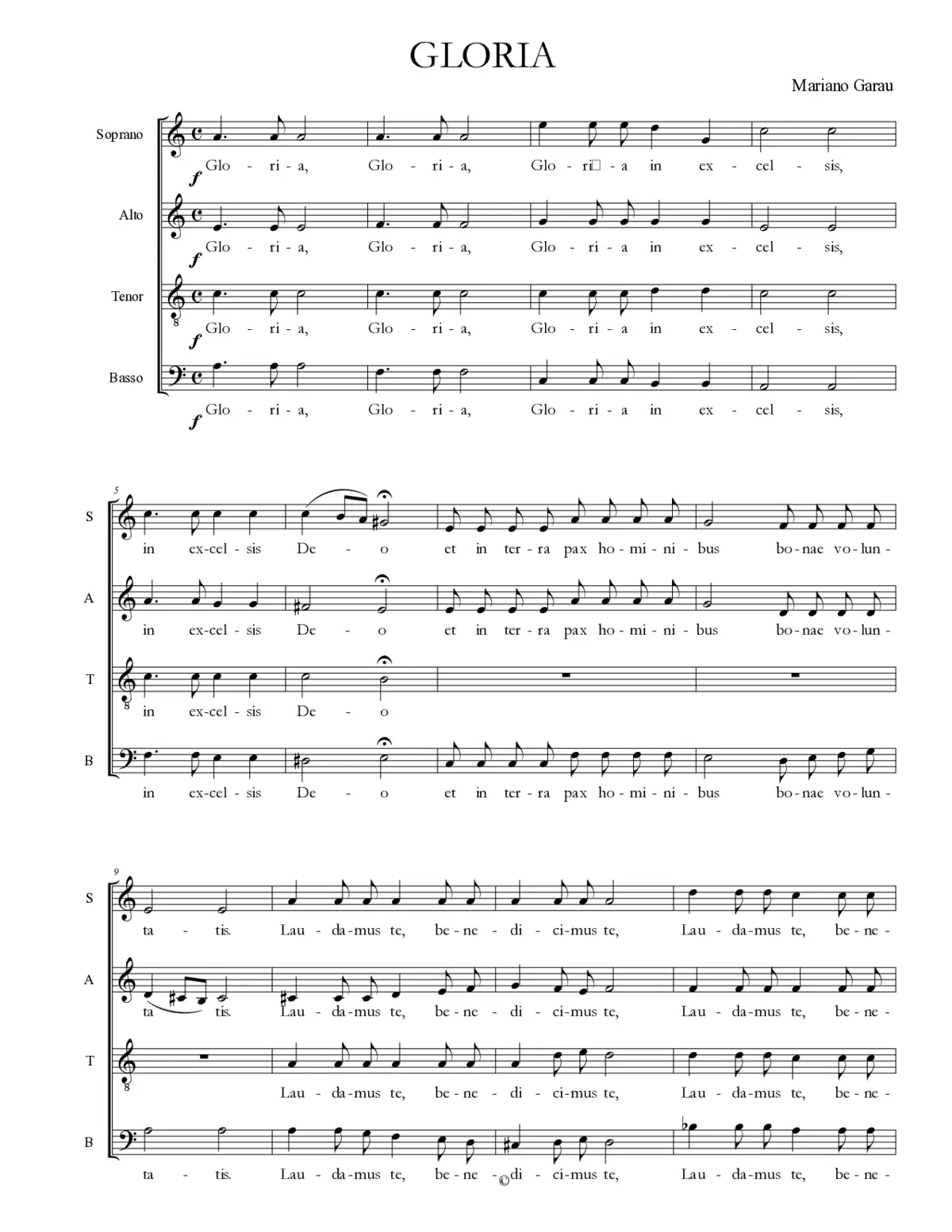 Gloria - Page 1