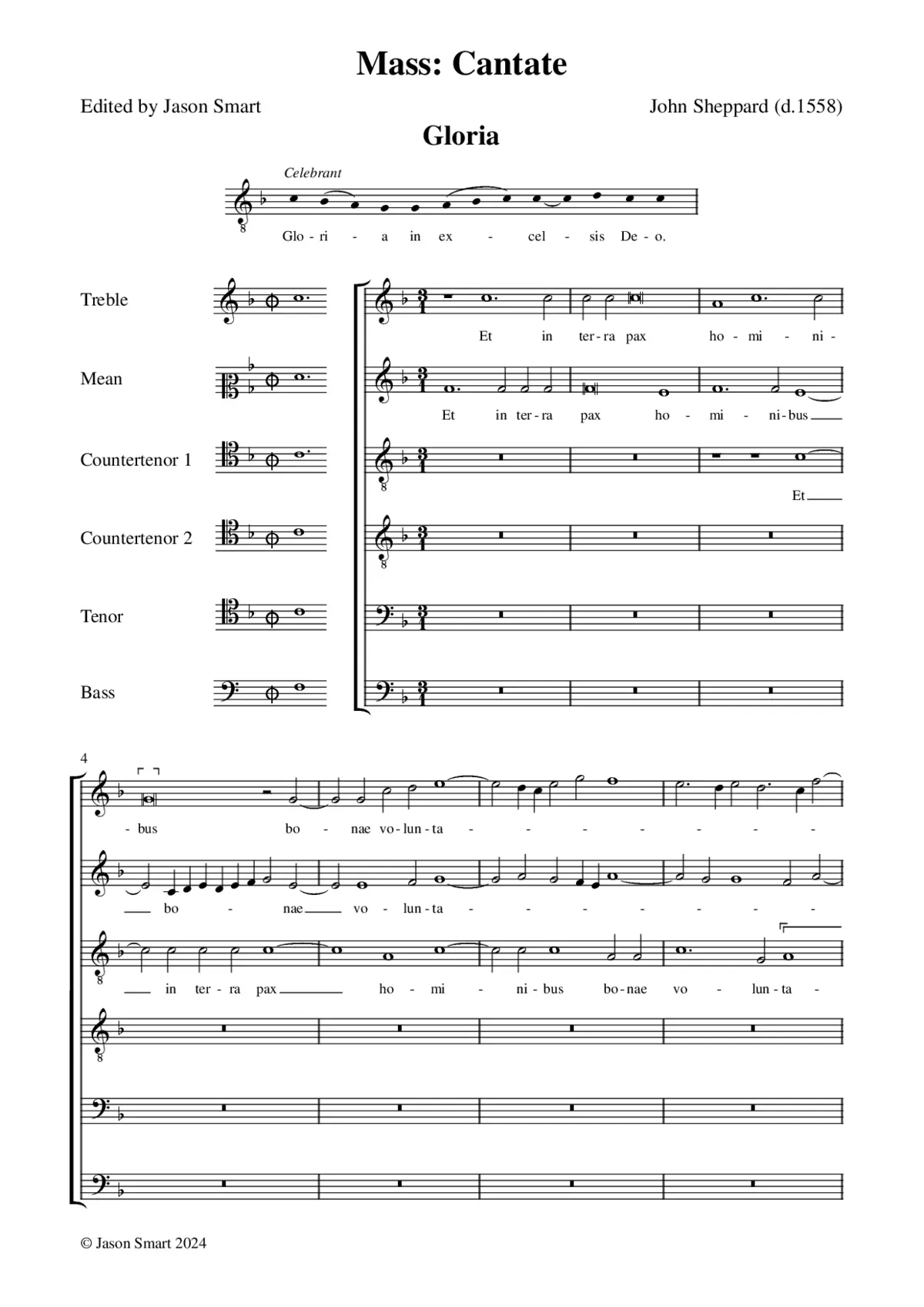 Missa "Cantate" - Page 1