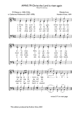 Christ the Lord is risen again