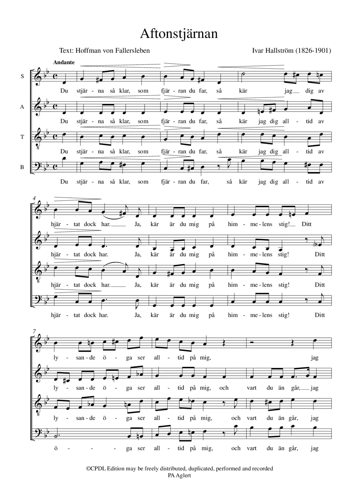 Aftonstjärnan - Page 1