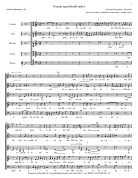 Omnia quae fecisti nobis