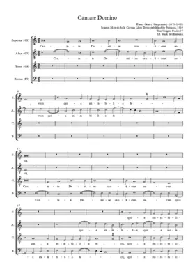 Cantate Domino