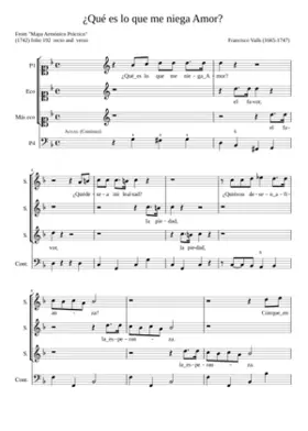 Qué es lo que me niega Amor?