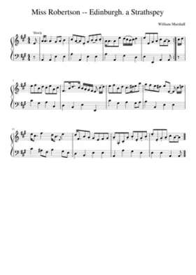 Miss Robertson -- Edinburgh. a Strathspey