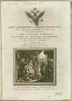 2 Symphonies from the Operas Cora and Elisa