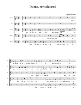 Donna, per salutarmi
