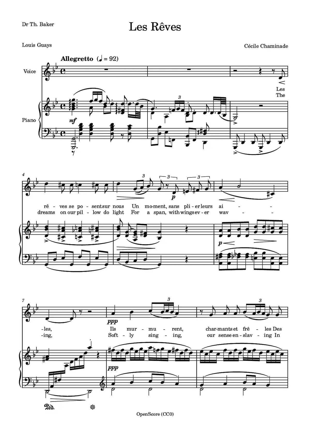 Les rêves - Page 1