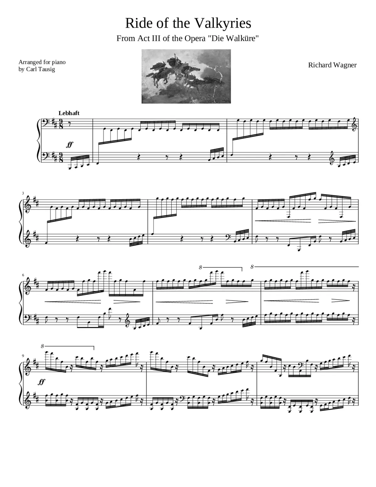 Die Walküre WWV 86B - Page 1