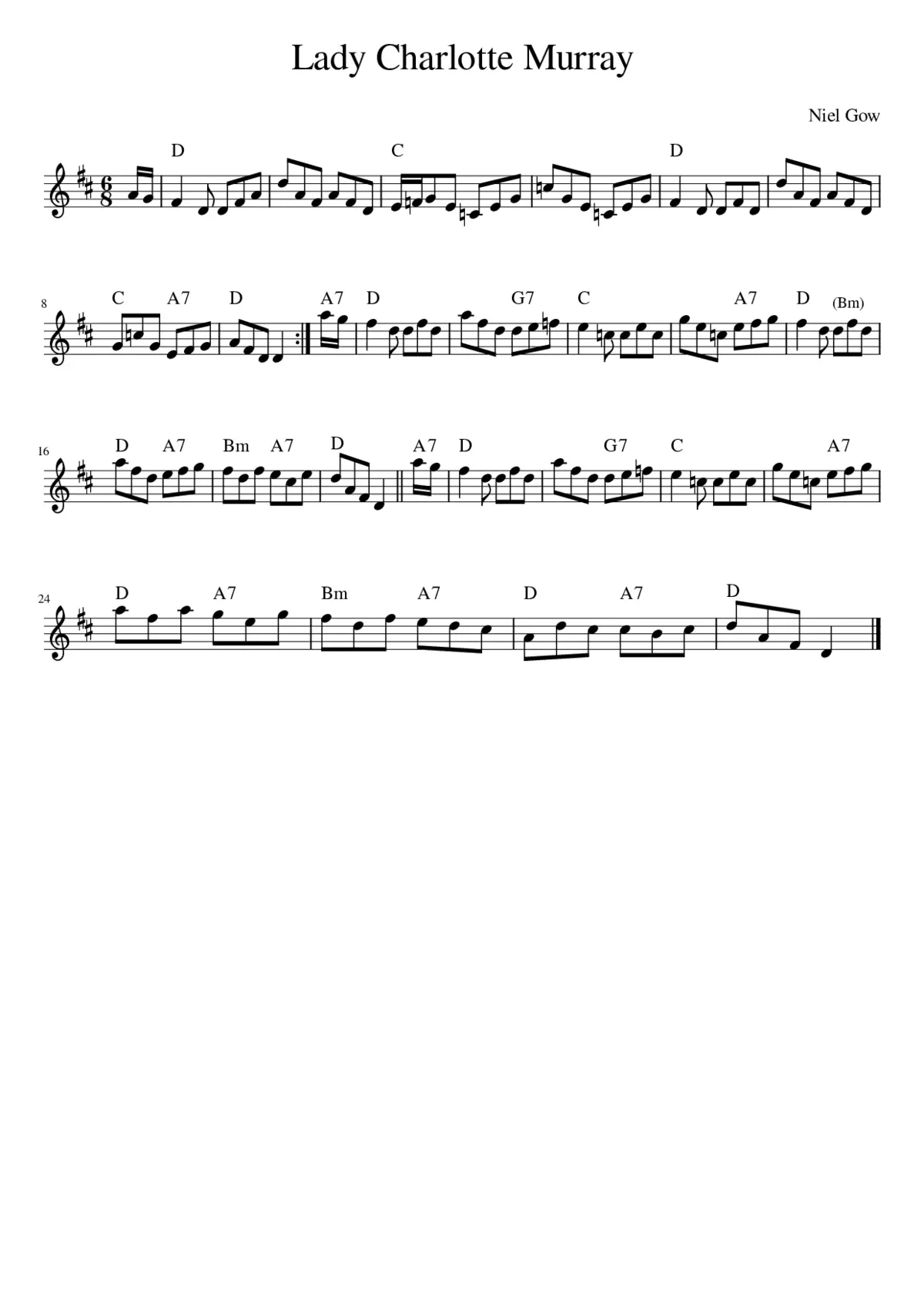 LADY CHARLOTTE MURRAY - Page 1