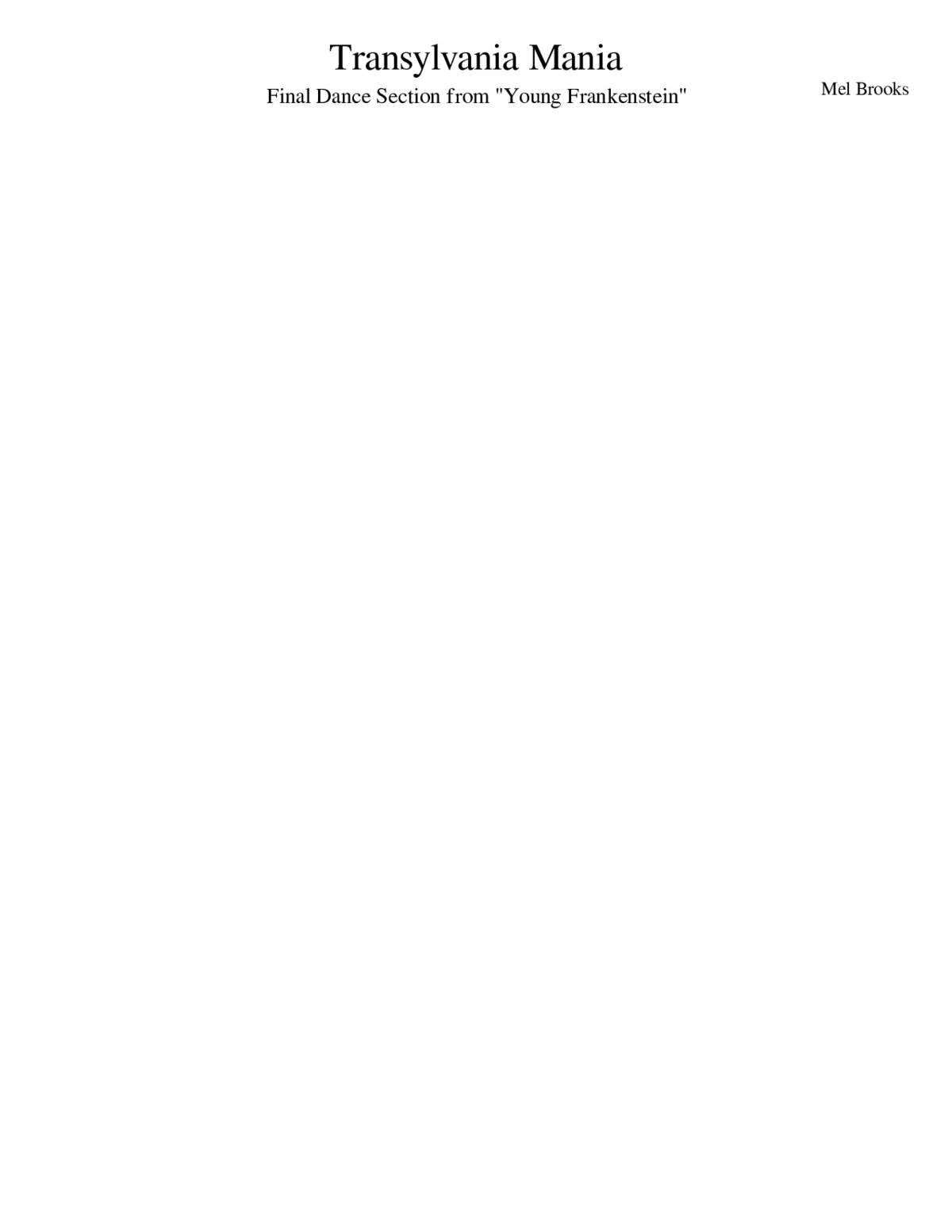 Transylvania Mania - Page 1