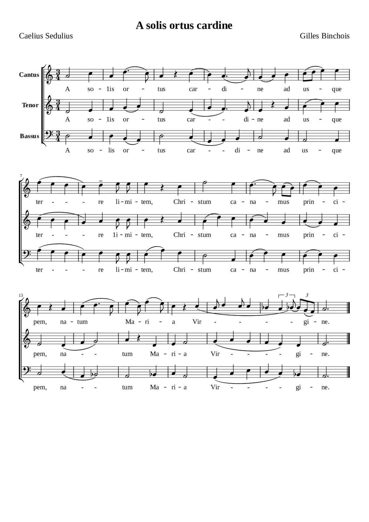 A solis ortus cardine - Page 1