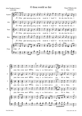 O thou world so fair