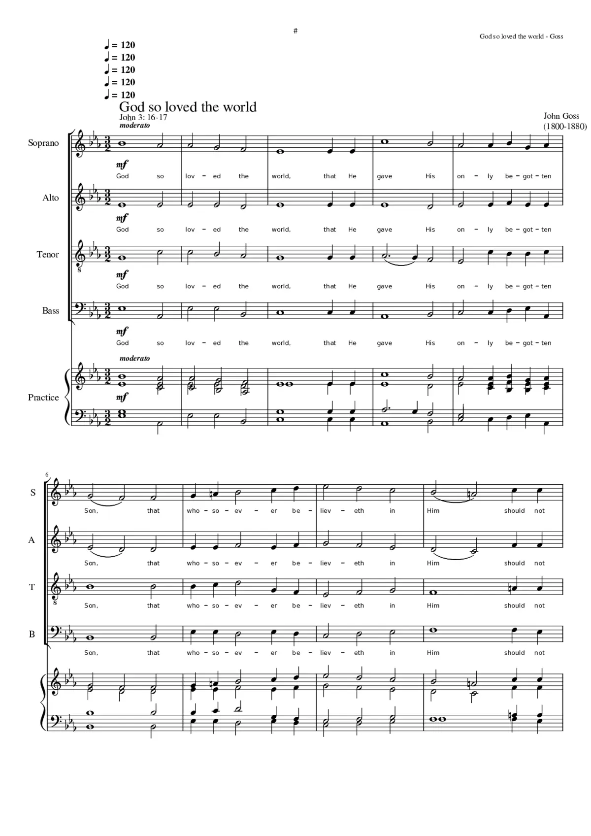 God so loved the world - Page 1