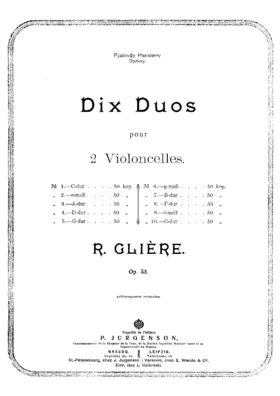 10 Duos for 2 Cellos