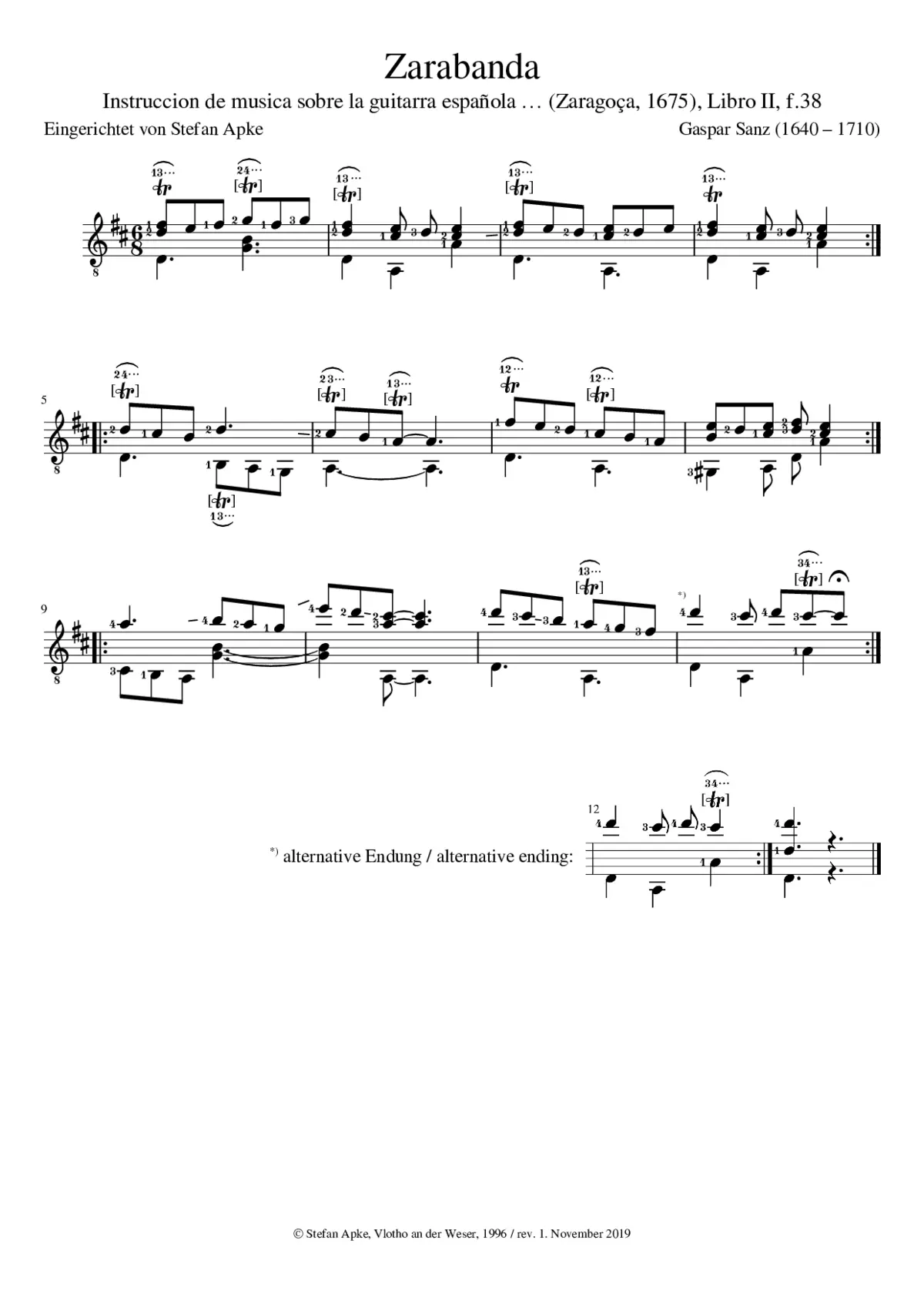 Zarabanda, Libro II - Page 1