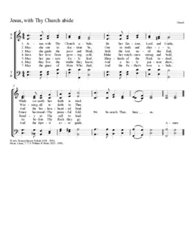 Jesus, with thy church abide