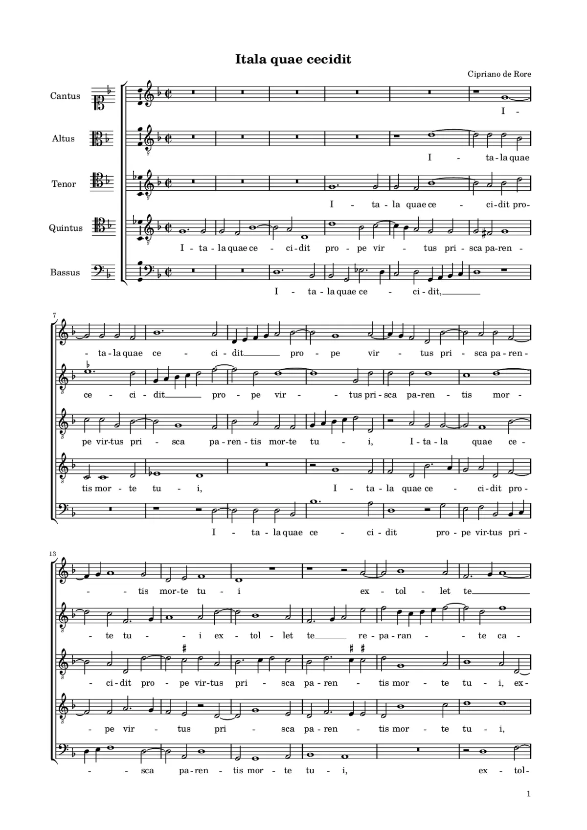 Itala quae cecidit - Page 1
