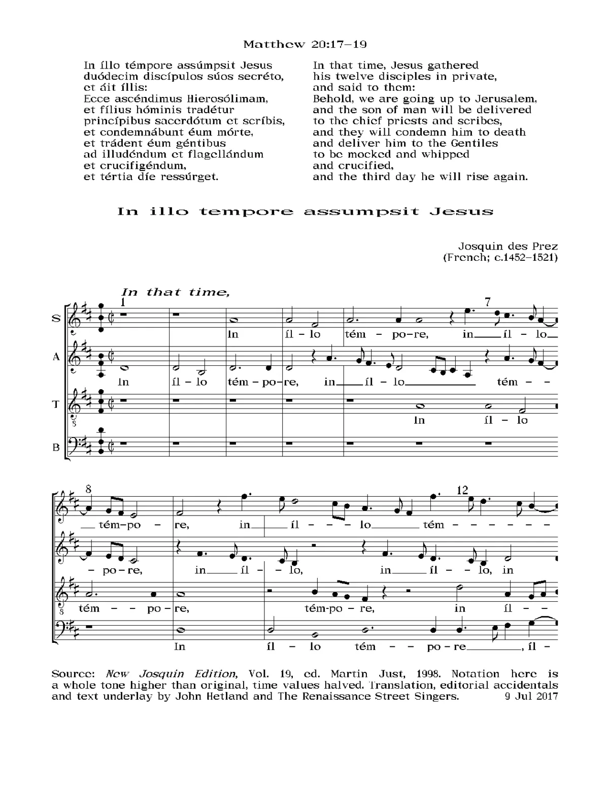 In illo tempore assumpsit - Page 1